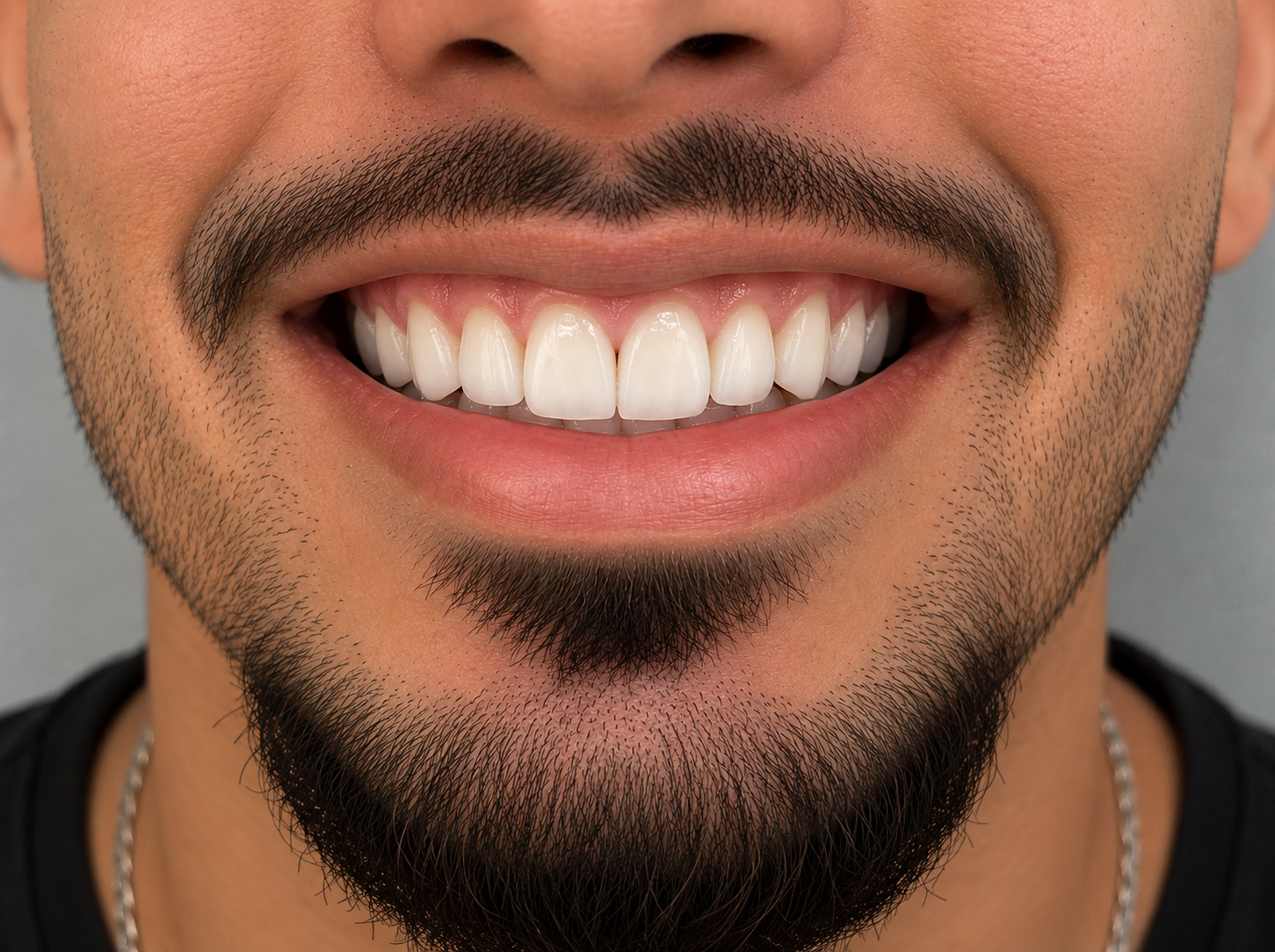 Depois das lentes de porcelana